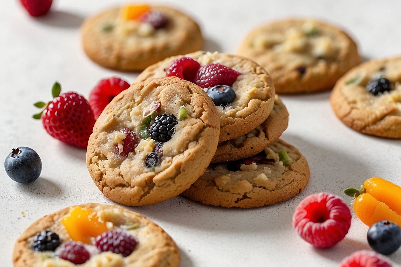 cookies filled with fruits